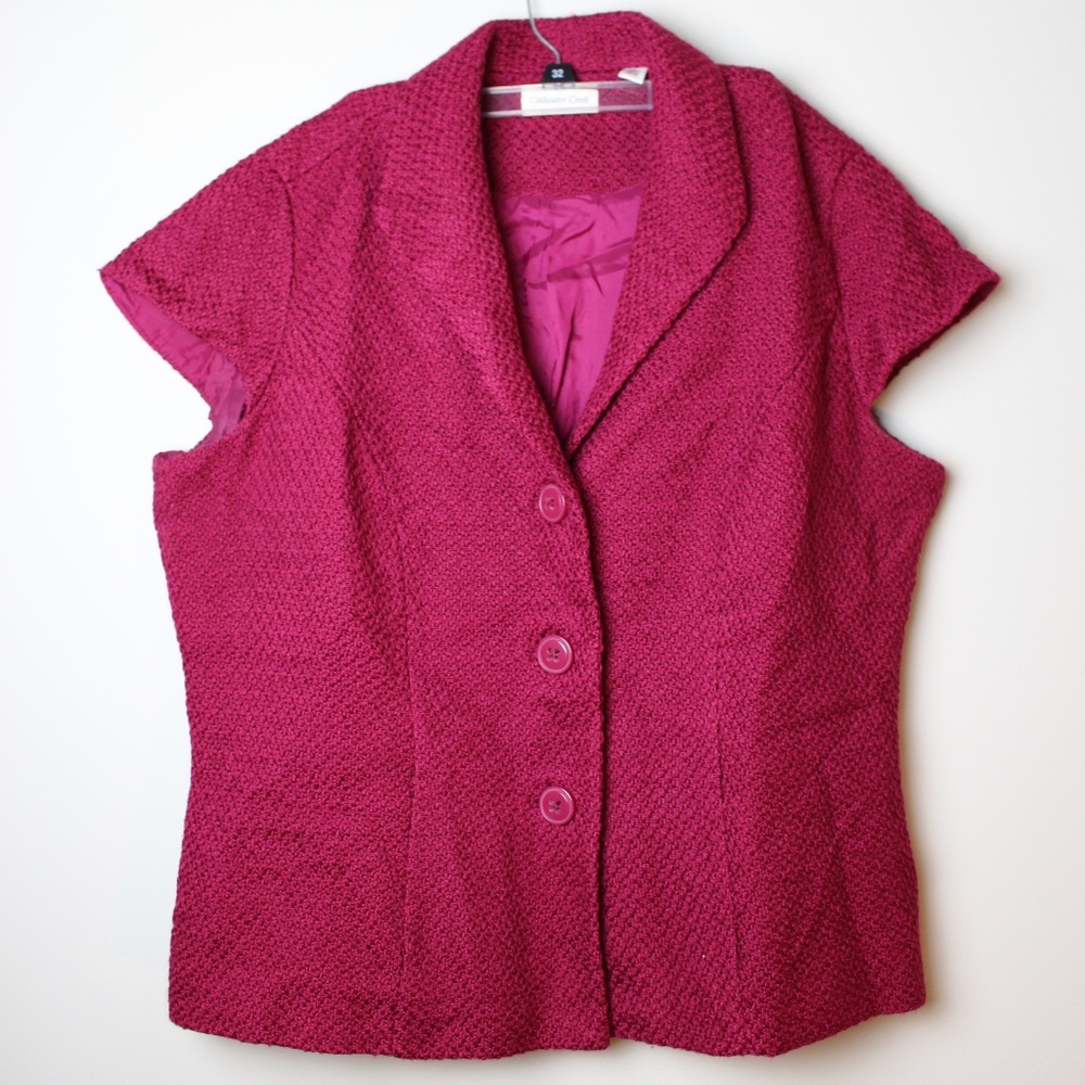 3/$25 !SALE! COLDWATER CREEK Pebbled Boucle Jacket